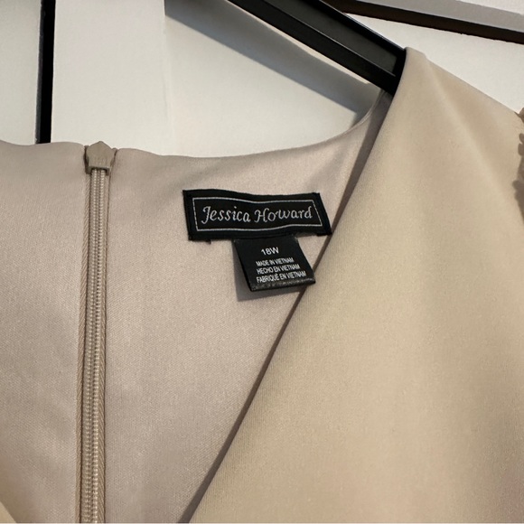 Jessica Howard Floral Puff Sleeve Dress - Picture 5 of 6